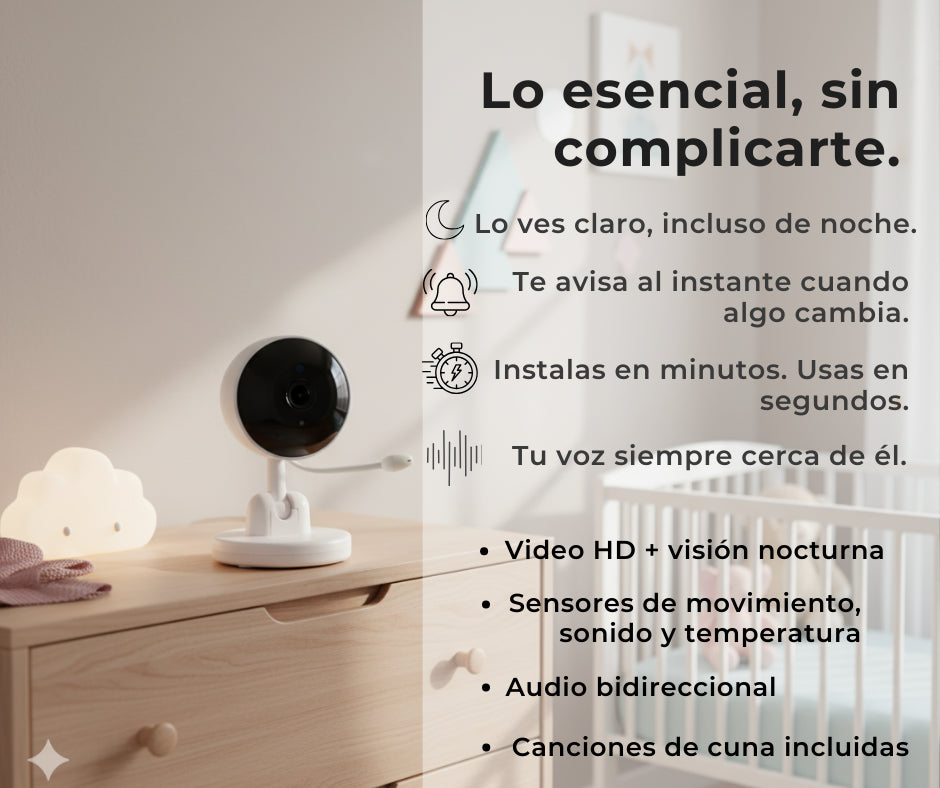 CÁMARA BABYSAFE PRO: EL TERCER OJO DE MAMÁ