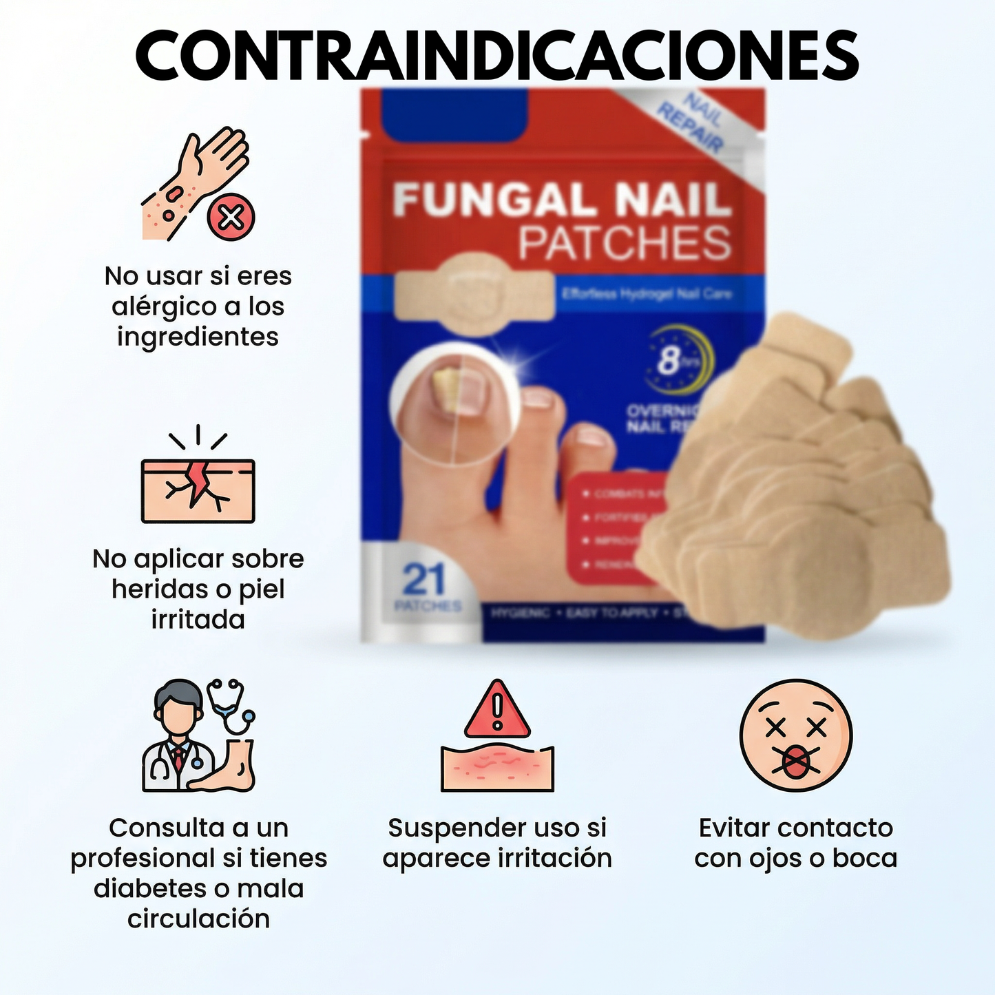 PARCHES ANTIHONGOS EEUU 🗽