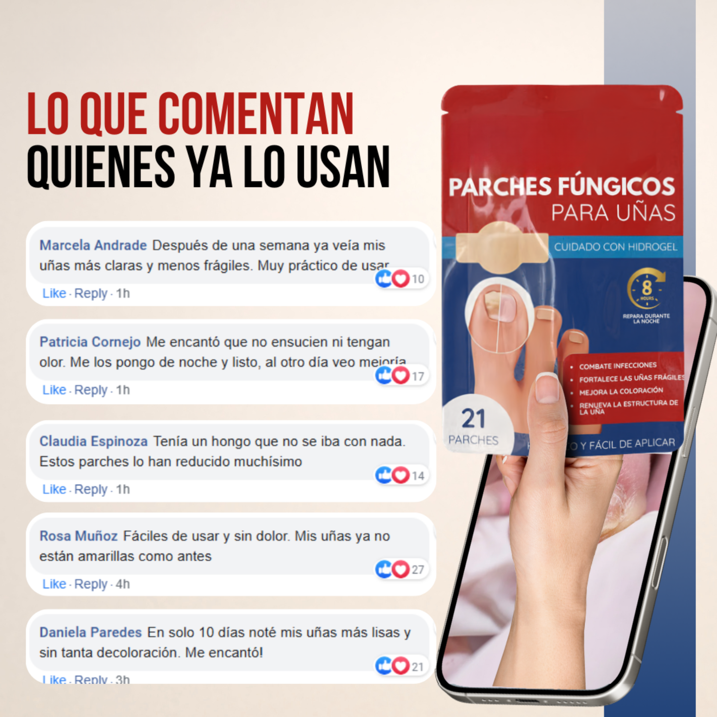 PARCHES ANTIHONGOS EEUU 🗽