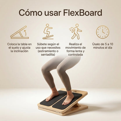 FlexBoard | Piernas Fuertes, rodillas sin Presión