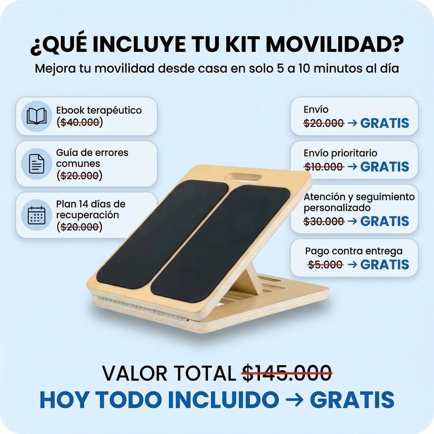 FlexBoard | Piernas Fuertes, rodillas sin Presión