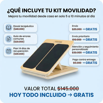 FlexBoard | Piernas Fuertes, rodillas sin Presión